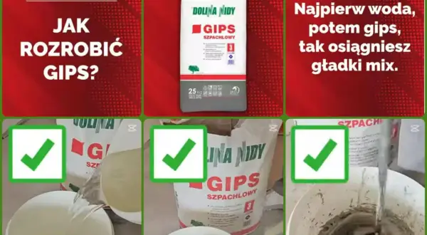 Jak rozrabiać gips? Poradnik: gładka masa bez błędów!